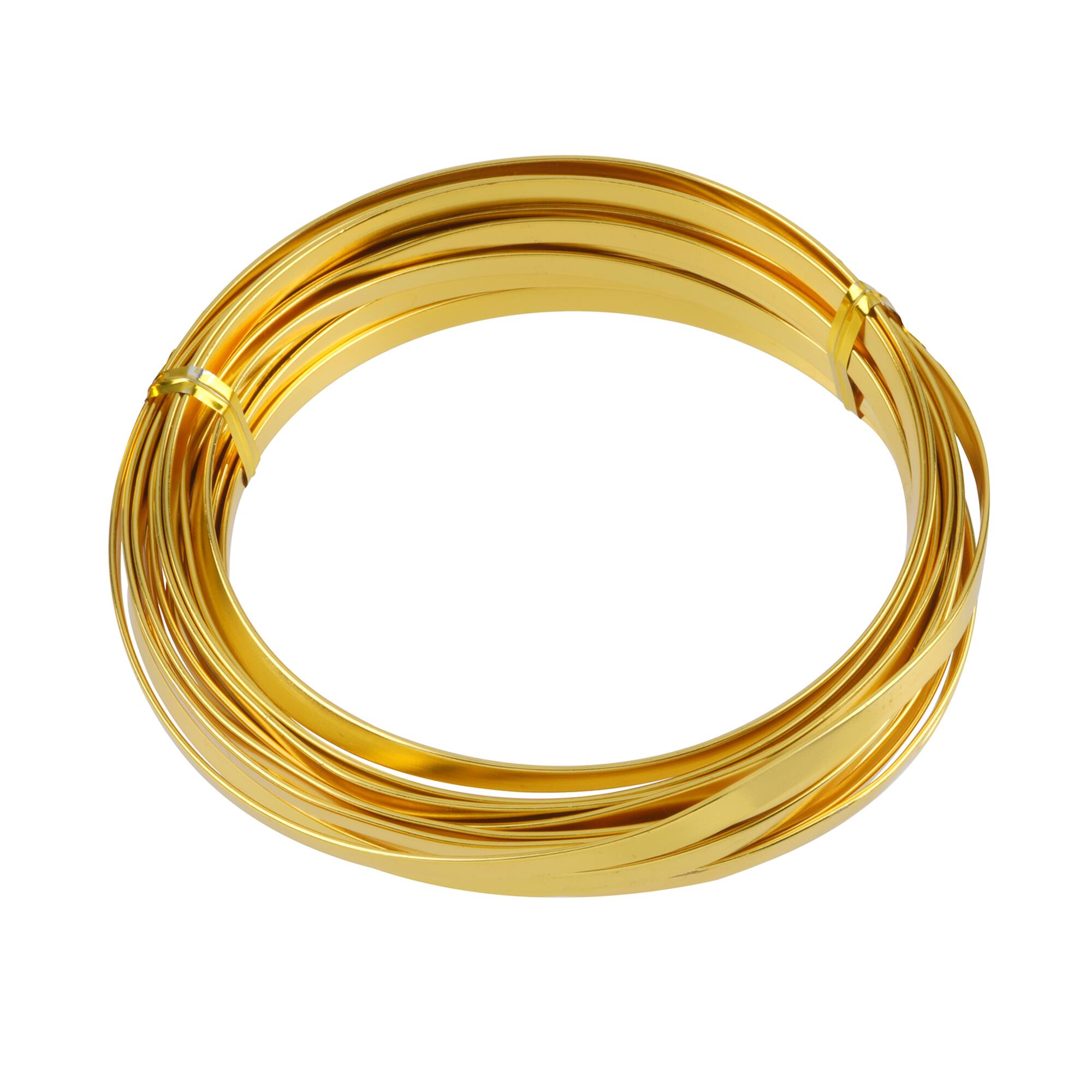 18 Gauge Gold Flat Wire by Bead Landing™